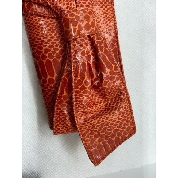 Nine West, Snakeskin Bow Clutch - Picture 5 of 11